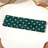 Retro Polka Dot Wide Headband for Women Yoga & Fashion Wear