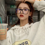 Unisex Square Blue Light Blocking Glasses for Computer Use