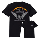 Hot Brixt Skateboard Brand T-shirt - Suitable For Unisex