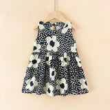 Girls Sleeveless Princess Dress Cute Summer Casual Outfit