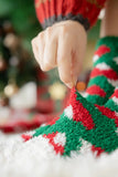 Christmas coral fleece warm and thick winter socks snowman floor socks