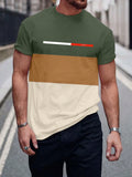 Summer New Style Men's T-shirt Casual Fashion 3D Letter