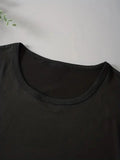 Short Sleeve T-Shirt with Colorful Geometric Bow Print Comfort