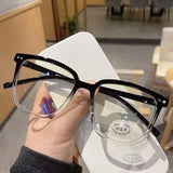 Unisex Square Blue Light Blocking Glasses for Computer Use