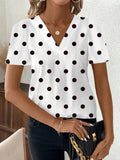 Summer T-Shirts 3D Print Women Fashion V-Neck Short Sleeve