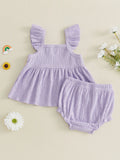 Toddler Kids Baby Girls Summer Flower Tanks Tops + Shorts