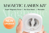 Soft Magnetic Eyelashes Reusable Natural Look 3D Lashes Easy-Apply Kit for Eye Makeup