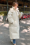 2024 New Winter Women White Duck Down Hoodies Puffer Jackets Coats Warm Windproof Black White Coats