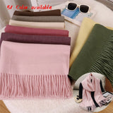 Women's Winter Cashmere Scarf Warm Pashmina Shawl Wrap