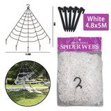 Huge Black Plush Spider Halloween Props (50-200cm Decor for Party Web)