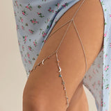 IngeSight.Z Pearl Tassel Thigh Chain Women Adjustable Leg