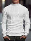 Mens Crewneck Lightweight Long Sleeve Knit Pullover Casual Dress Sweaters Tops