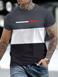 Summer New Style Men's T-shirt Casual Fashion 3D Letter
