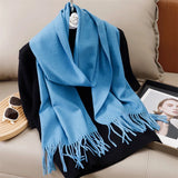 Women's Winter Cashmere Scarf Warm Pashmina Shawl Wrap