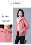 Winter Women’s Thicken Jacket Korean Velvet Thickening Hooded Cotton Padded Warm Waterproof Coats Casual Light Short Outerwears