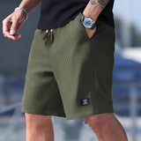 Men's Casual Pants & Beach Shorts, Breathable Textured Fabric