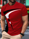 Men's Summer Sports Jersey T-Shirt, Short Sleeve, Breathable