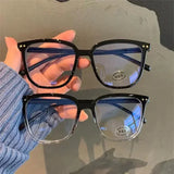 Unisex Square Blue Light Blocking Glasses for Computer Use