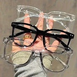 Unisex Square Blue Light Blocking Glasses for Computer Use