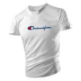 Summer Outdoor Fitness Sports Men's T Shirt Casual O-neck
