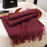 Women's Winter Cashmere Scarf Warm Pashmina Shawl Wrap