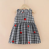 Girls Sleeveless Princess Dress Cute Summer Casual Outfit