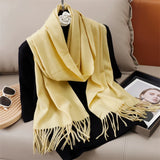 Women's Winter Cashmere Scarf Warm Pashmina Shawl Wrap
