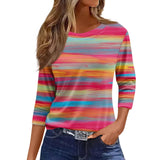 Women's fashion casual long-sleeved T-shirt for ladies T-shirt