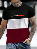 Summer New Style Men's T-shirt Casual Fashion 3D Letter