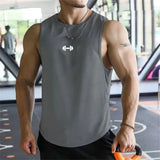 Men's Quick-Dry Sleeveless Fitness Basketball Tank Top
