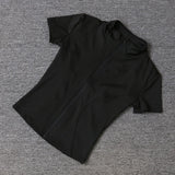 Women’s Quick-Dry Slim Fit Stand Collar Zipper Yoga Top