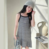 Girls Sleeveless Ruffle Nightdress Kids Pajama Dress