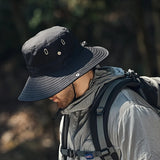 Adjustable Wide Brim Fishing Hat for Hiking and Camping