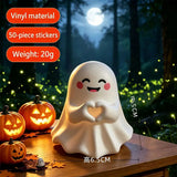 Middle Finger Halloween Ghost Statue Small Halloween Home Decoration