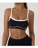 Women's Shock Absorbing Sports Bra Breathable Yoga Gym Top