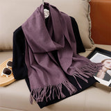 Women's Winter Cashmere Scarf Warm Pashmina Shawl Wrap