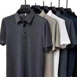 Men's Slim Fit Polo Shirt Casual Short Sleeve Summer Wear