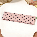 Retro Polka Dot Wide Headband for Women Yoga & Fashion Wear