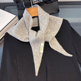 Womens Wool Winter Scarf Long Warm Cashmere Hijab Shawl Wrap