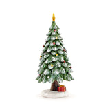Cute Christmas Tree Figurine with Star & Gift Boxes Table Decor