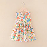 Girls Sleeveless Princess Dress Cute Summer Casual Outfit