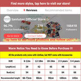 Sanlutoz Kids Girls Cotton Dress Short Sleeve Summer Style