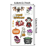 Halloween Temporary Tattoos, Glow in the Dark, 125 Designs