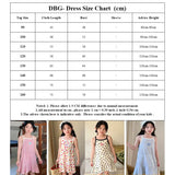 Girls Sleeveless Ruffle Nightdress Kids Pajama Dress