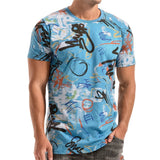 Men's Oversized T-Shirts Summer Fashion  Round Neck T-Shirt