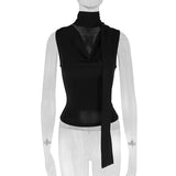 Summer New Women's Sexy Sleeveless V-Neck Lady Top Fashion