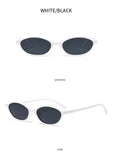 Women's Leopard Retro Oval Sunglasses Small Frame UV Eyewear