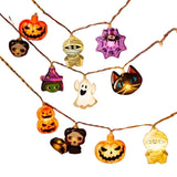 Halloween LED Pumpkin String Lights Outdoor Hanging Decor Garland