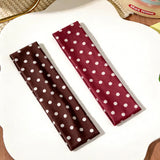 Retro Polka Dot Wide Headband for Women Yoga & Fashion Wear