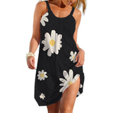 Boho Beach Slip Dress for Women Summer Casual Loose Dress
